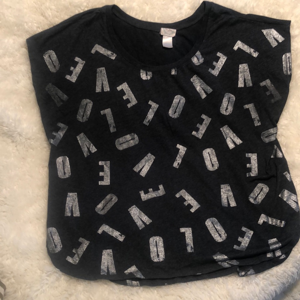 Anthropologie LOVE shirt